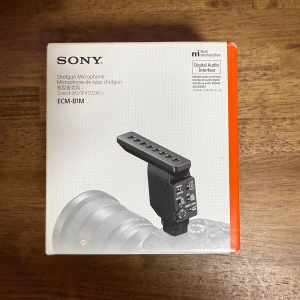 SONY ECM-B1M 神マイク ショットガンマイクロフォン 試し撮りのみ