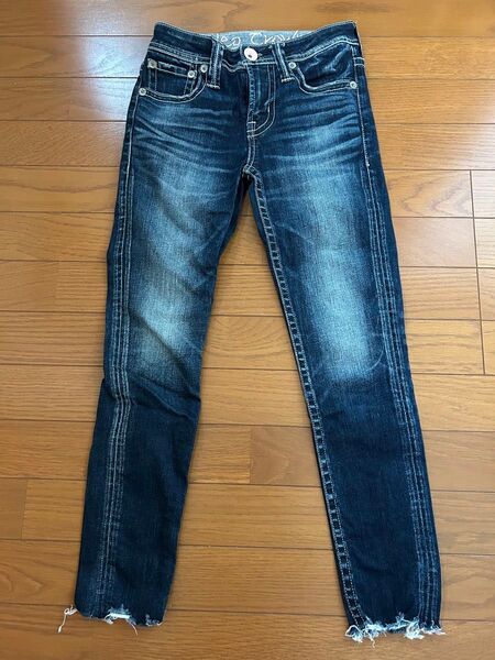 ロデオ 切りっぱなしスキニーデニム 24