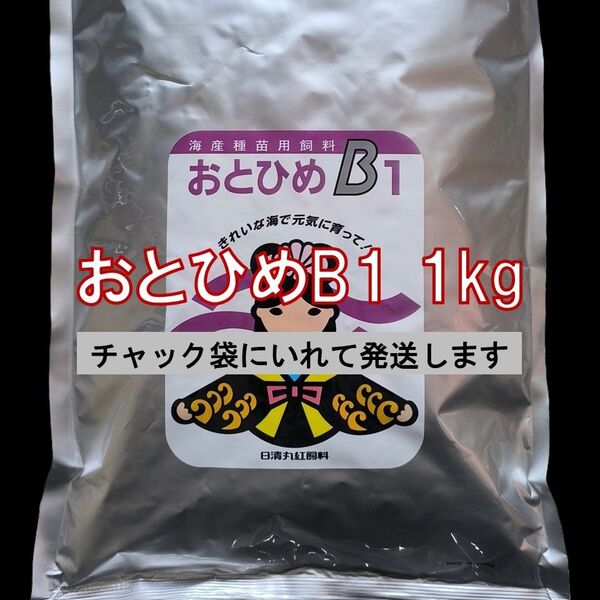 日清丸紅飼料 おとひめB1 (0.2~0.36mm) 1kg メダカの餌 グッピー 稚魚