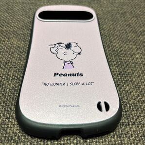 Google Pixel 9 スマホケース スヌーピー ピンク/パープル