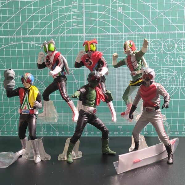 【絶版・入手困難】HD-C 仮面ライダー 6種コンプリートセット(シークレット含め) レア フィギュア