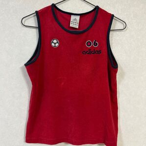 adidas タンクトップ レッド 06 サッカー