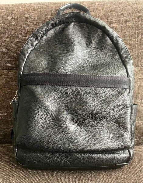 PORTER ポーター DELIGHT 本革 シボ革 レザー リュック デイパック ディバッグ バックパック 黒 吉田カバン