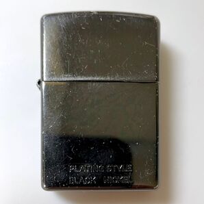 zippo ジッポー PLATING STYLE BLACK NICKEL 2004年製造 made in U.S.A. レトロ