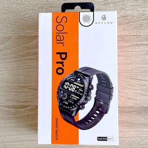 Haylou Solar Pro スマートウォッチ 有機ELディスプレイ IP68防塵・防水 グラフィック専用チップ内蔵