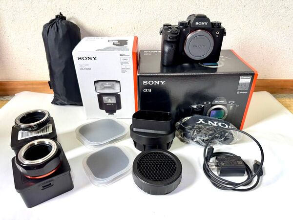 SONY α9 ILCE-9 ボディ フラッシュ他おまけ多数