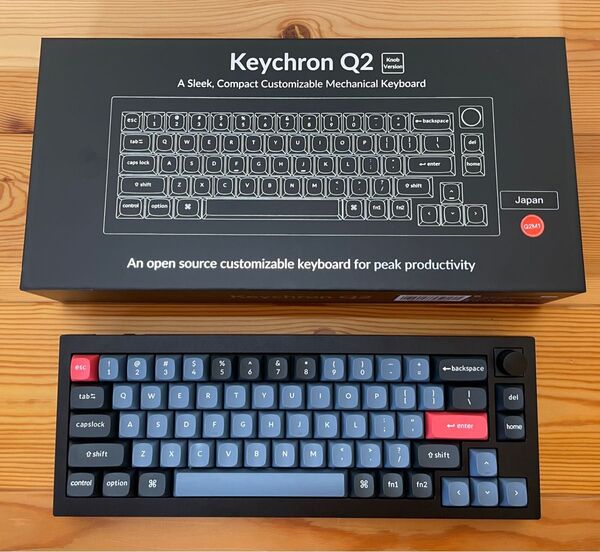 【キースイッチ交換済】Keychron Q2 ノブバージョン