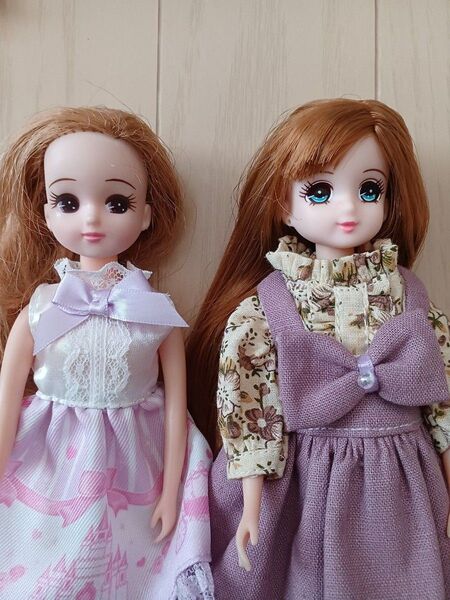 リカちゃん、リカちゃんフレンド カレンちゃん セット ドレス付 タカラトミー TAKARA TOMY 人形 ドール まとめ売り