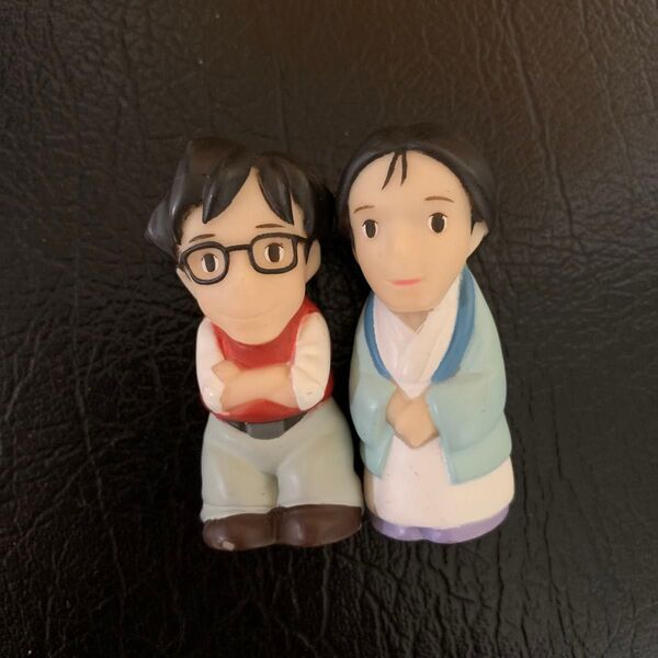 中古 となりのトトロ お父さんお母さん 指人形 2体セット