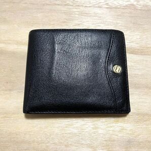 GOLD PFEIL ゴールドファイル 二つ折り財布 ドイツ製 ブラック 本革