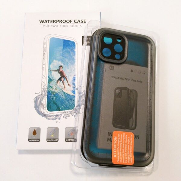 iPhone 12 Pro Max 用 ケース 防水ケース ストラップ付き