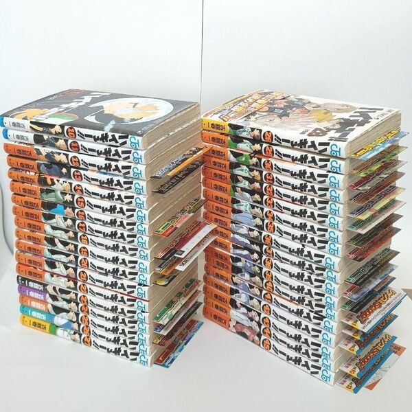 ハイキュー!! 10〜45巻セット 古舘春一 初版 帯、ジャンパラ、チラシ有り