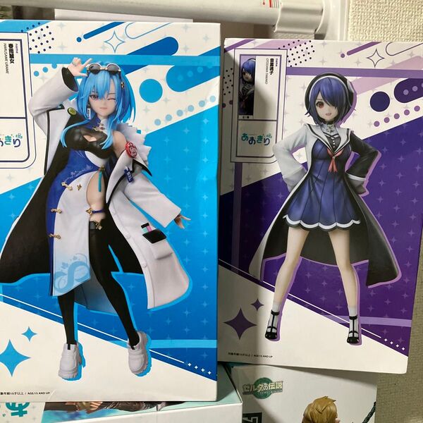 【新品未開封】あおぎり高校 エルココ 1/7スケールフィギュア 音霊魂子 春雨麗女セット 箱潰れありのため格安