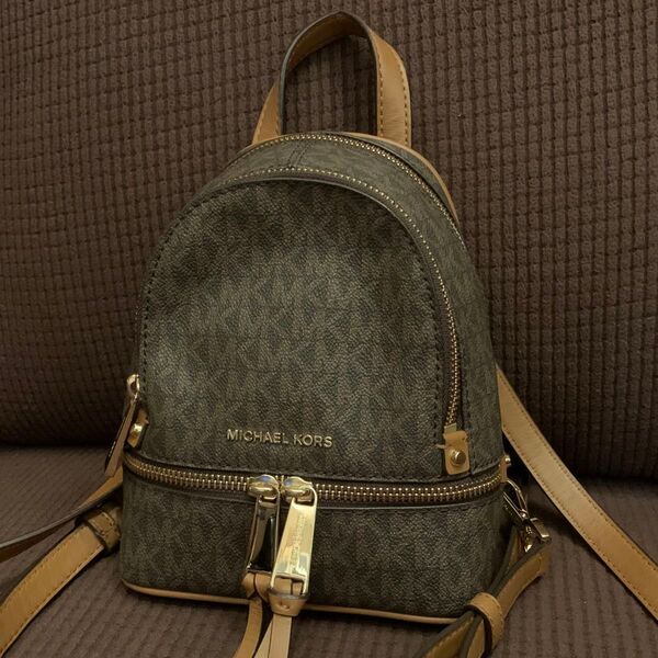 送料無料◆新品 MICHAEL KORS マイケルコース リュックサック ミニバッグ◆未使用品 美品 レザー バックパック 鞄
