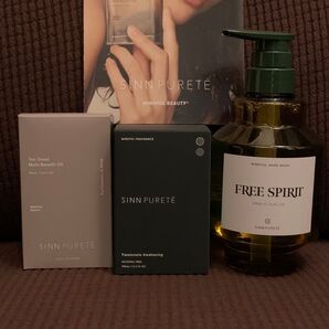 送料無料◆新品 3点セット SINN PURETE シンピュルテ 香水 ハンドソープ ボディオイル ヘアオイル オーデコロン