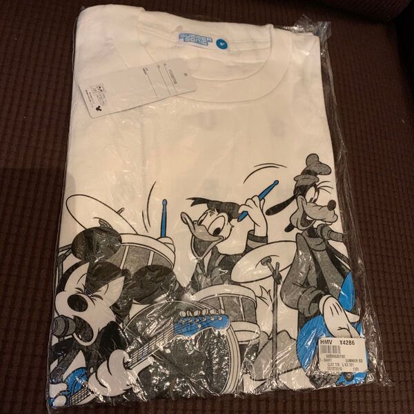 送料無料◆新品 ディズニー SUMMER SONIC コラボTシャツ◆ミッキー ドナルド グーフィー サマソニ S 半袖Tシャツ