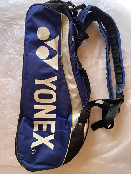 YONEX ヨネックス ラケットバッグ テニス シューズバック ポケット多 ラケット収納2箇所 使用者女子 ラケットケース ブルー