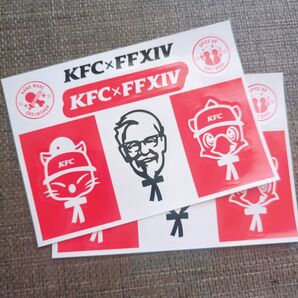 KFC×FFXIV コラボ ステッカー 2枚セット