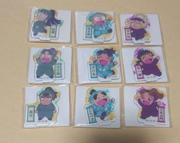 忍たま乱太郎 アクリミニ アクスタ(仙蔵、文次郎、長次、タカ丸、三木ヱ門)