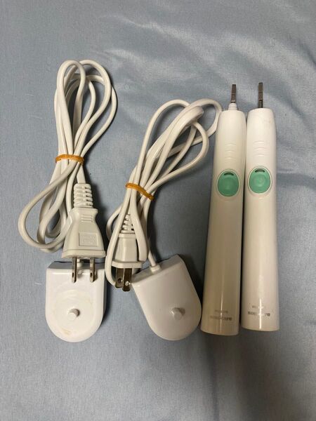 PHILIPS sonicare 電動歯ブラシ 本体2本&充電器2個セット 本体ジャンク品