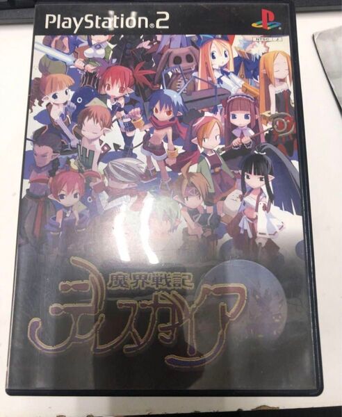 PlayStation 2用の魔界戦記ディスガイア、説明書付き、ディスク良好。