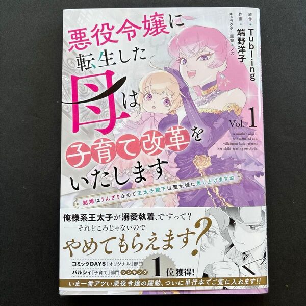 悪役令嬢に転生した母は子育て改革をいたします 結婚はうんざりなので王太子殿下は聖女様に差し上げますね 1 端野洋子