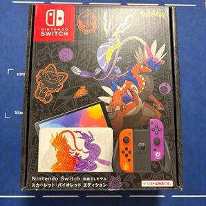 Nintendo Switch 有機ELモデル スカーレットバイオレットエディション 中古