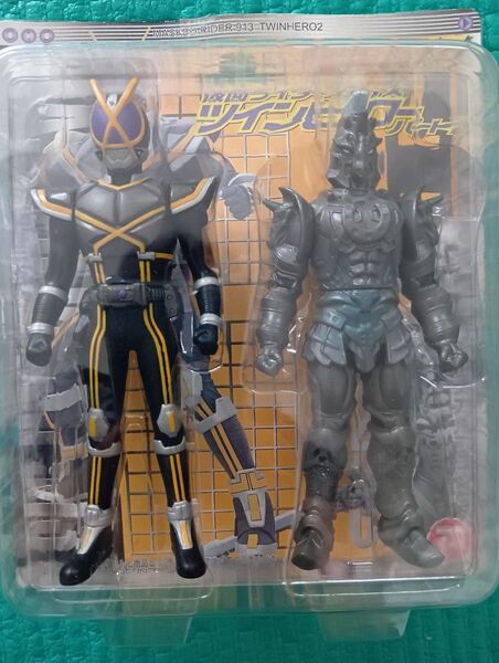 仮面ライダーファイズツインヒーロー ソフビ2003年