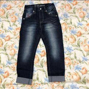 ブルークロス デニムパンツ 130サイズ 新品、未使用、タグ付き