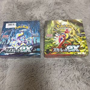 ポケカ スカーレットex バイオレットex シュリンク付き