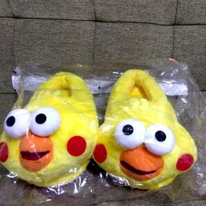 【新品未使用】 ポインコ もこもこ スリッパ (ルームシューズ )