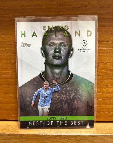 サッカー topps BEST OF THE BEST アーリング・ハーランド カード ERLING HAALAND トップス