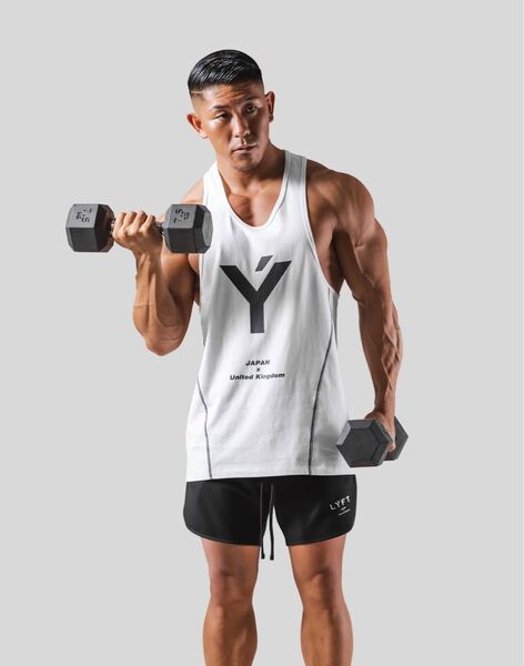 【新品・未使用】LYFT タンクトップ レア 廃盤品 BIG Y TRAINING TANKTOP - WHITE XL