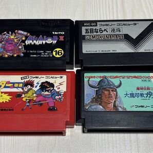 ファミリーコンピュータ カセット 4個セット まとめ売り