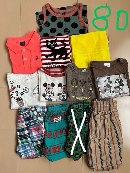 Tシャツ ハーフパンツ まとめ売り 80.90.95