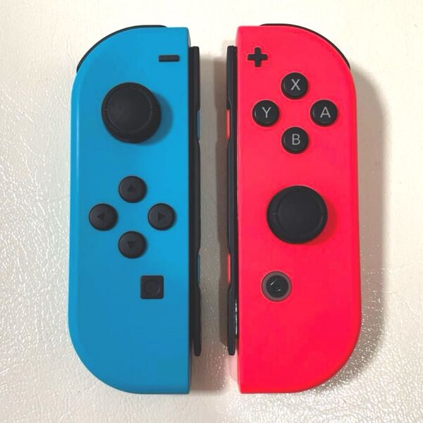 ニンテンドーSwitch ジョイコン 左右セット 純正品 ネオンレッド ブルー