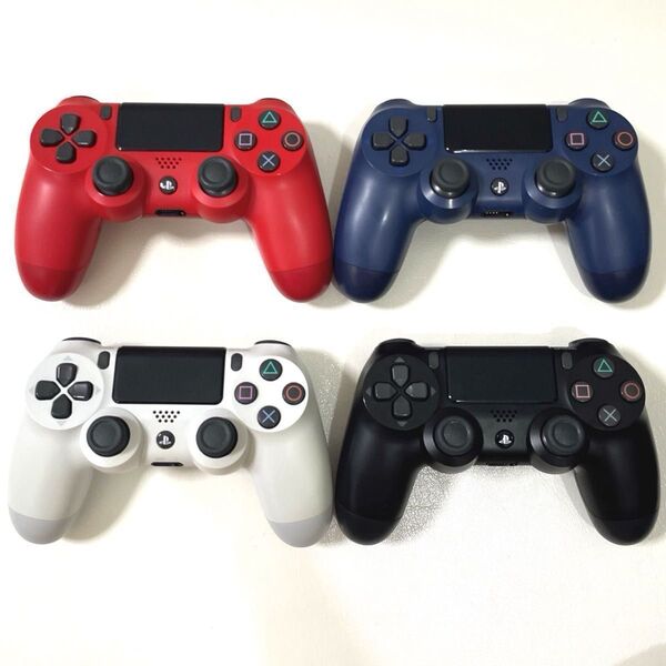 デュアルショック4 レッド ネイビー ホワイト ブラック DUAL SHOCK4
