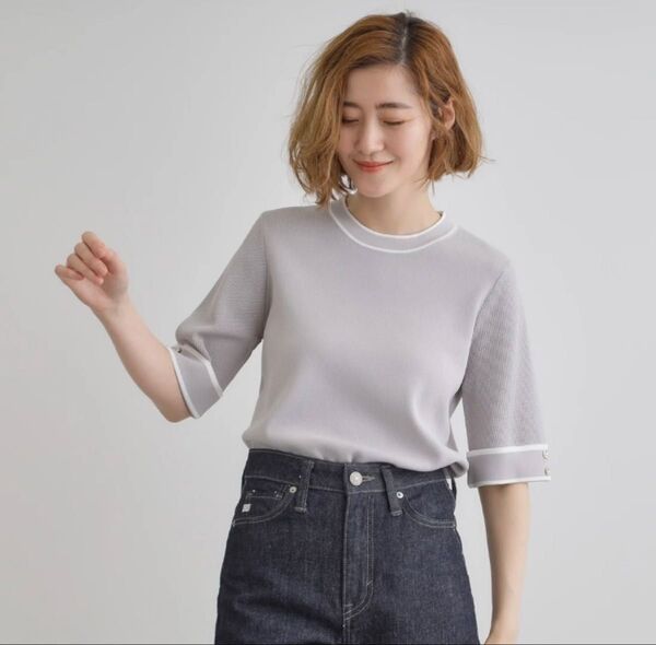 grove ひんやり多機能 やわらかドライタッチワイドスリーブプルオーバー Lサイズ グローブ