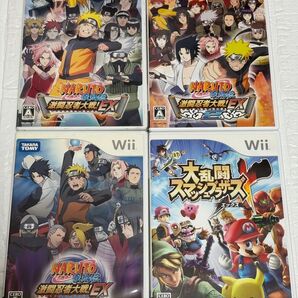 NARUTO ナルト 疾風伝 激闘忍者大戦!EX1&2&3 大乱闘スマッシュブラザーズX Wii ソフト スマブラx