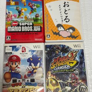 ニュースーパーマリオブラザーズ おどるメイドインワリオ マリオ&ソニックAT北京オリンピック マリオストライカーズ チャージド