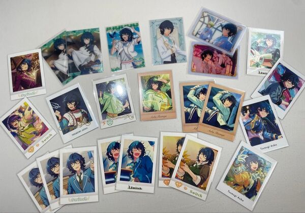 あんスタ 青葉つむぎ 紙類グッズ まとめ売り24枚セット