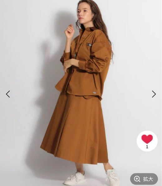 Dickiesディッキーズ 別注後ろプリーツスカート定価11000円