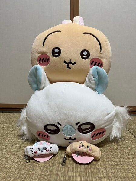 ちいかわもっちる寝そべりぬいぐるみ モモンガ うさぎ