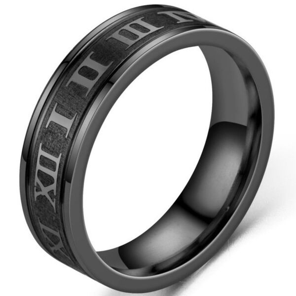 【大人気!】指輪 メンズ レディース リング ローマ 数字 ステンレス ピンキーリング ファッション アクセサリー
