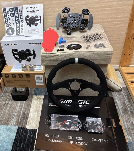 fanatec UNIVERSAL HUB V2 リムセット