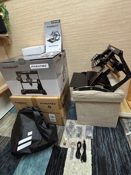 FANATEC CLUBSPORT V3 PEDALS INVERTED 吊り下げ用パーツ付き