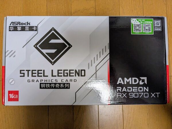 【新品】ASRock Radeon RX 9070 XT Steel Legend 16GB