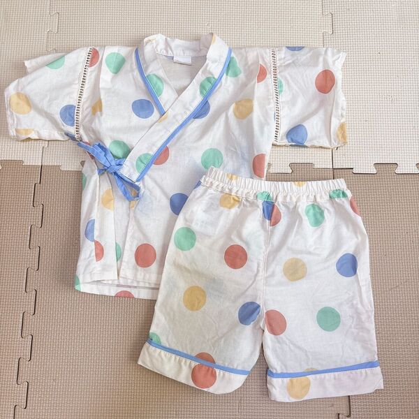 バースデイ 美品 甚平 95cm 綿100