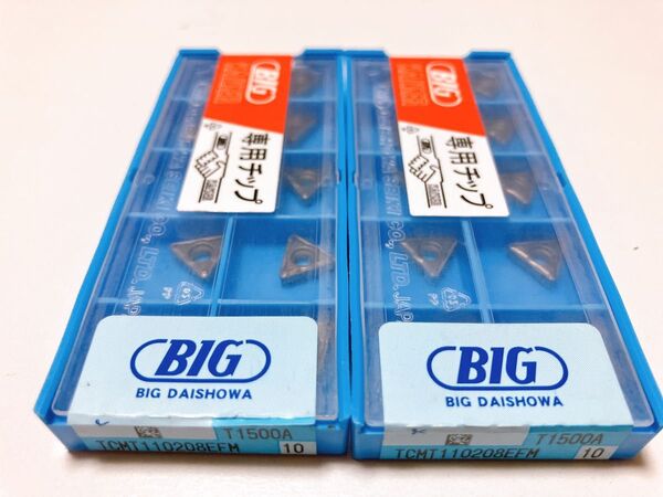 大昭和精機 BIG ボーリングスローアウェイチップ TCMT110208EFM T1500A 20枚