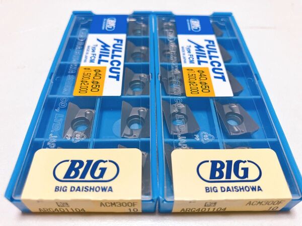 大昭和精機 BIG フルカットミル スローアウェイチップ ARG401104 20枚